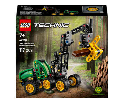 Klocki LEGO® LEGO TECHNIC 42218 Harwester kołowy John Deere 1470H